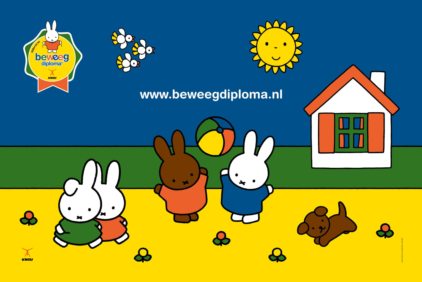 nijntje wanddoek