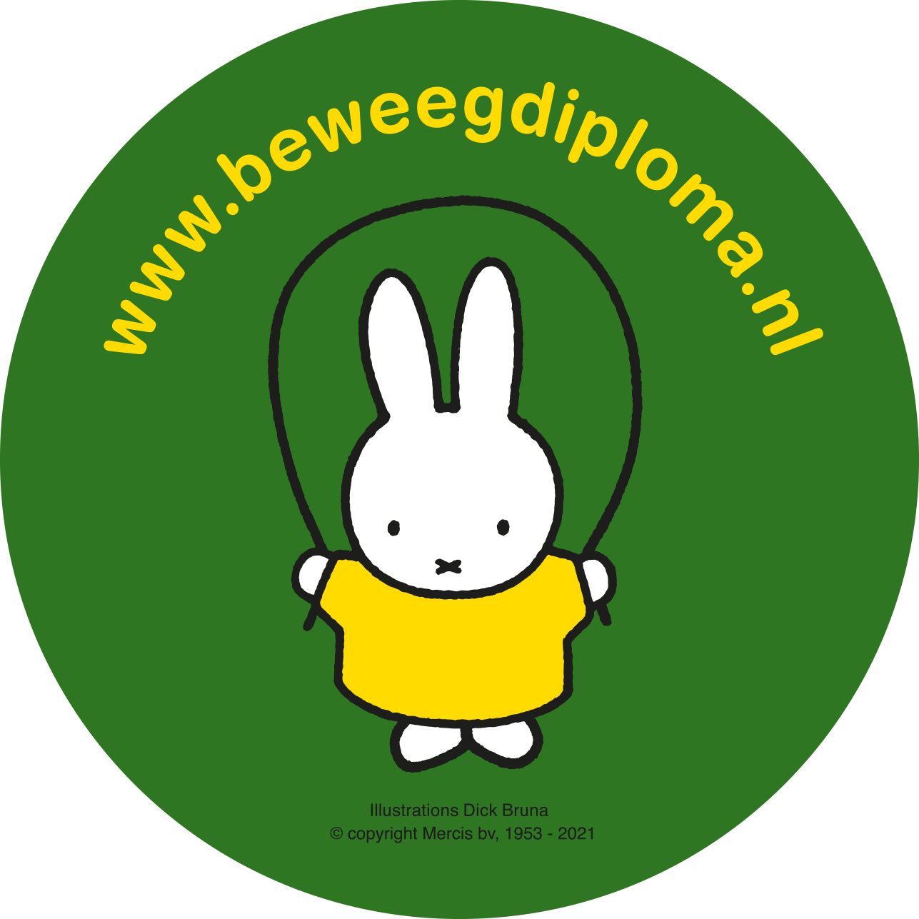 Viltjes nijntje Beweegdiploma